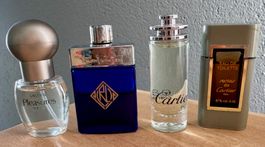 4 x Parfumminiatur Lauder Cartier Lauren Parfum Miniaturen