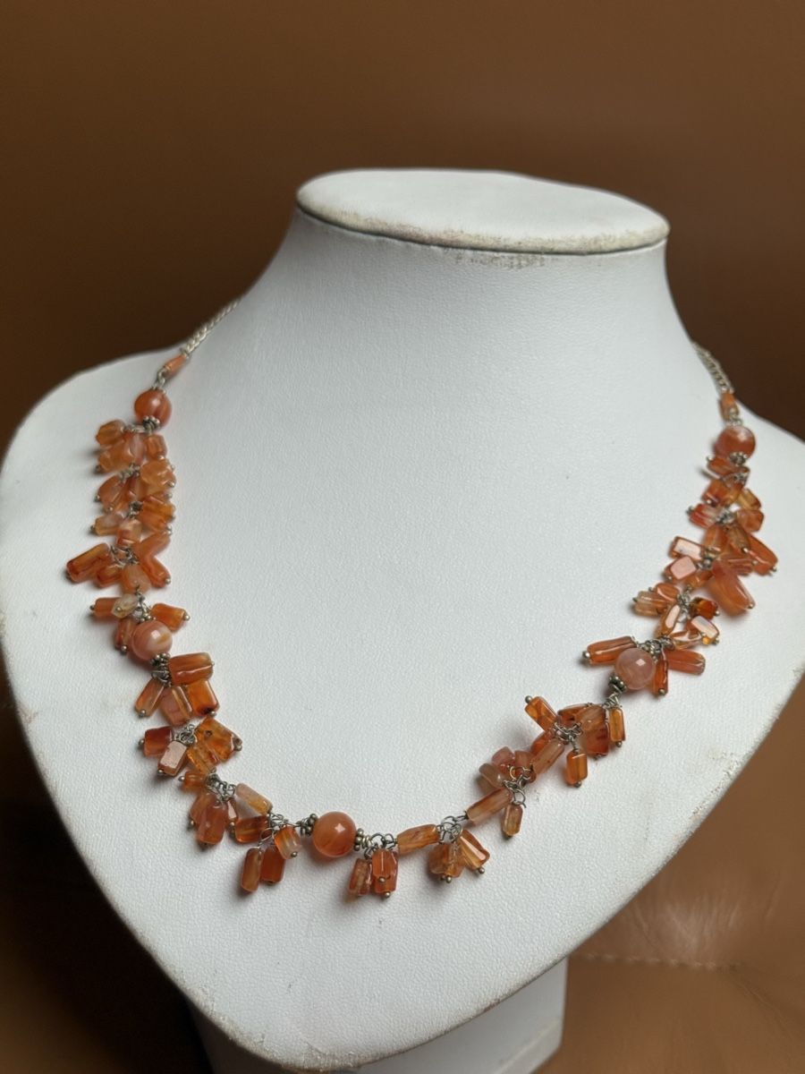 Catenine: Schöne Karneol Kette NEU – Nuovo e nell'imballaggio originale da Basel venduto da Chili007 1