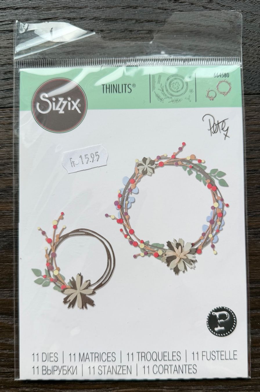Sizzix Pochoirs: Sizzix Thinlits Die Set - Winter Garland – Neuf avec emballage d'origine à Zürich par Sunset69