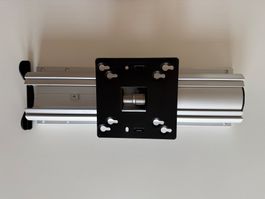 TV Wandhalterung Schienensystem von der Firma Häfele