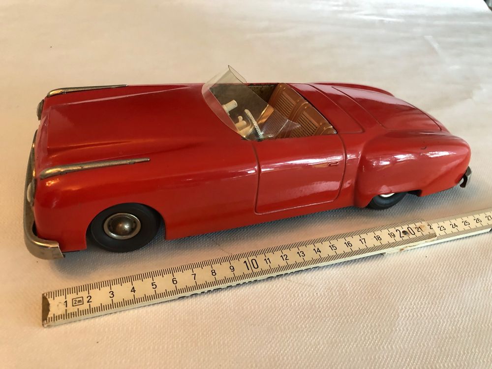 Jouet Ancien En Tôle JNF Made In Germany - Porsche 356 Miniature