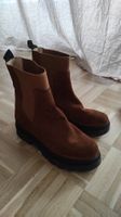 Stiefeletten Alba Moda braun Wildleder Grösse 40 neuwertig