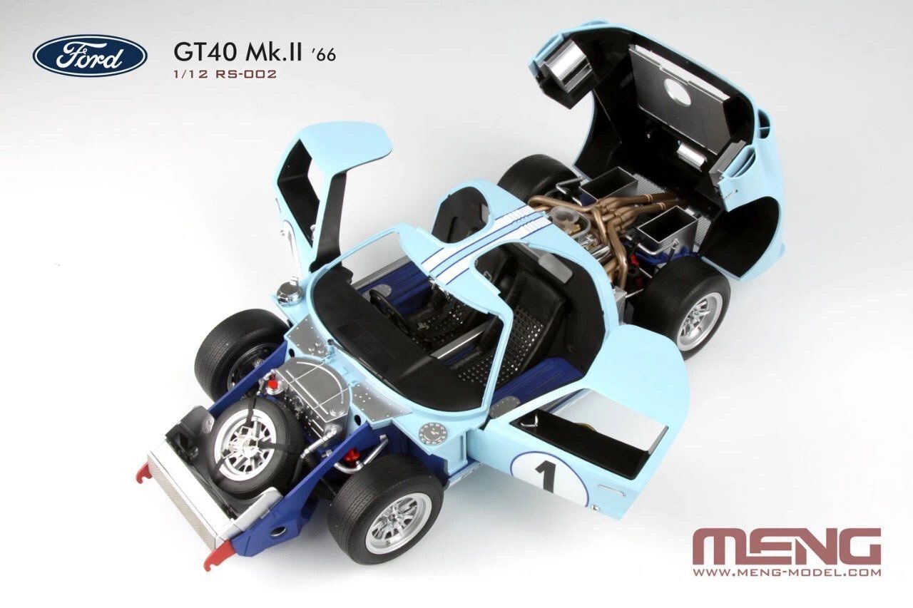 Modellini d'auto: Ford GT40 MKII 1/12 Meng – Nuovo e nell'imballaggio originale da Moutier venduto da GINGUM 5