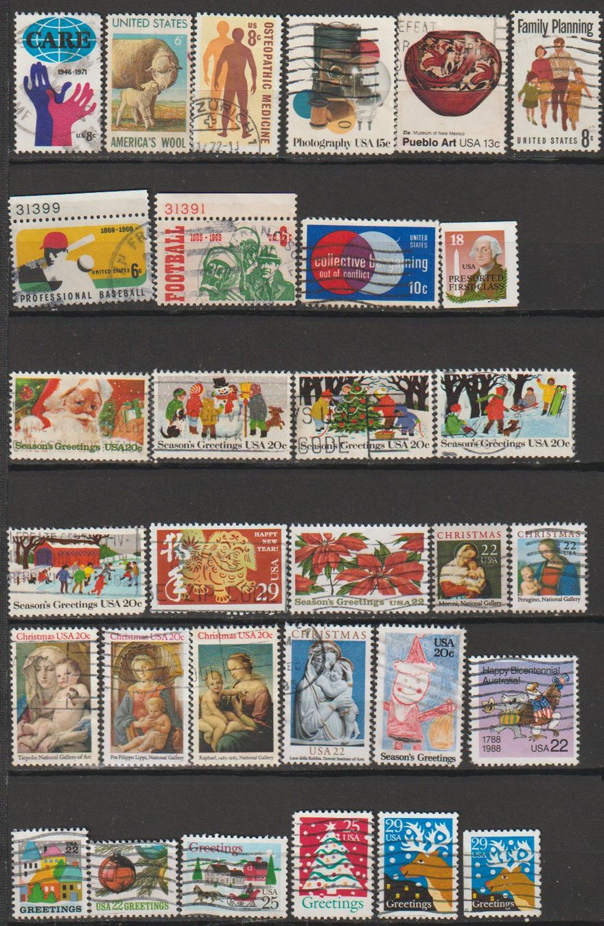 Tous les timbres: USA collection thèmes variés – D'occasion à Crans-Montana par kira56 2