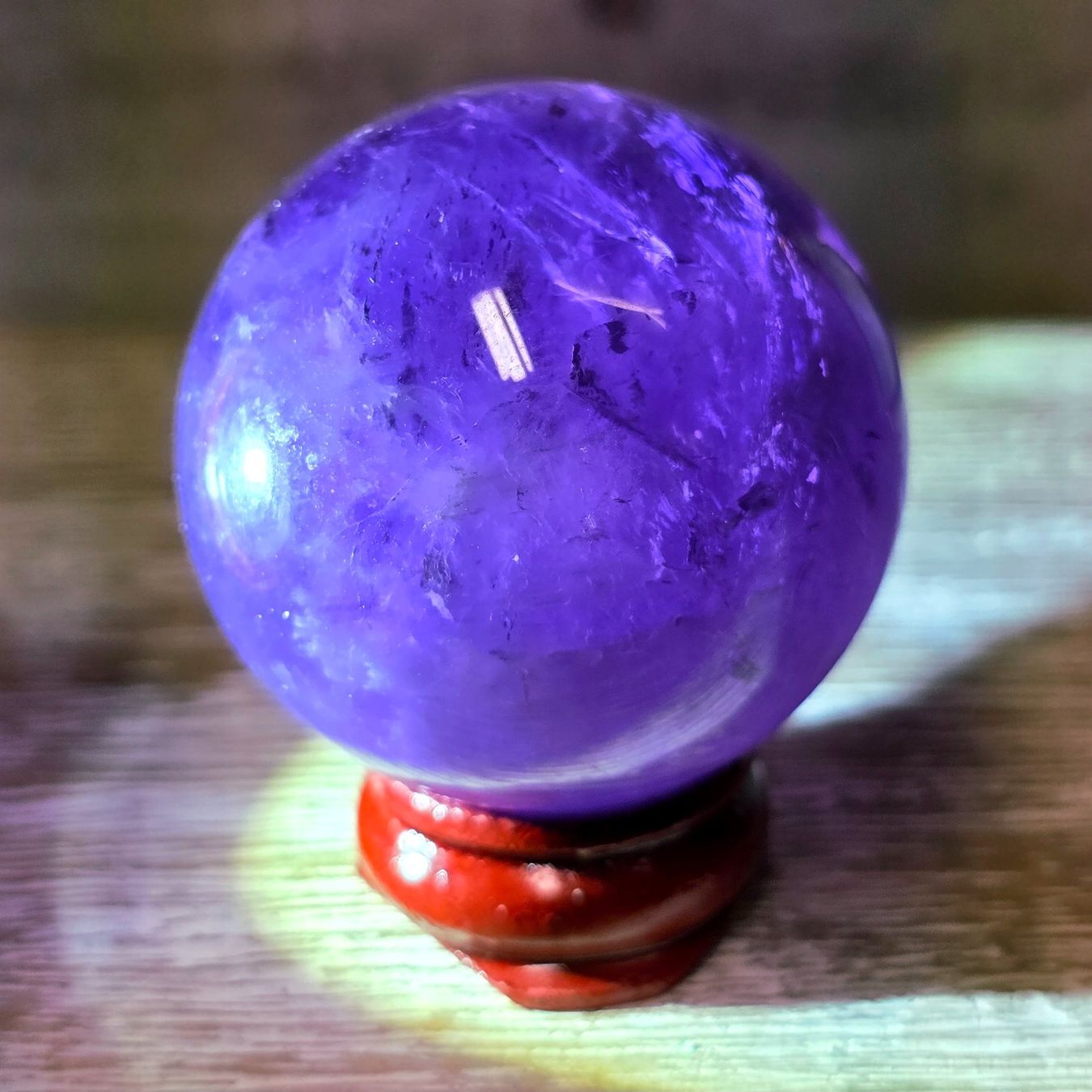 Minerali & Pietre curative: 1A Amethyst Kugel E 41mm 96g – Nuovo e nell'imballaggio originale da Matzingen venduto da Shay_Crystalz 2