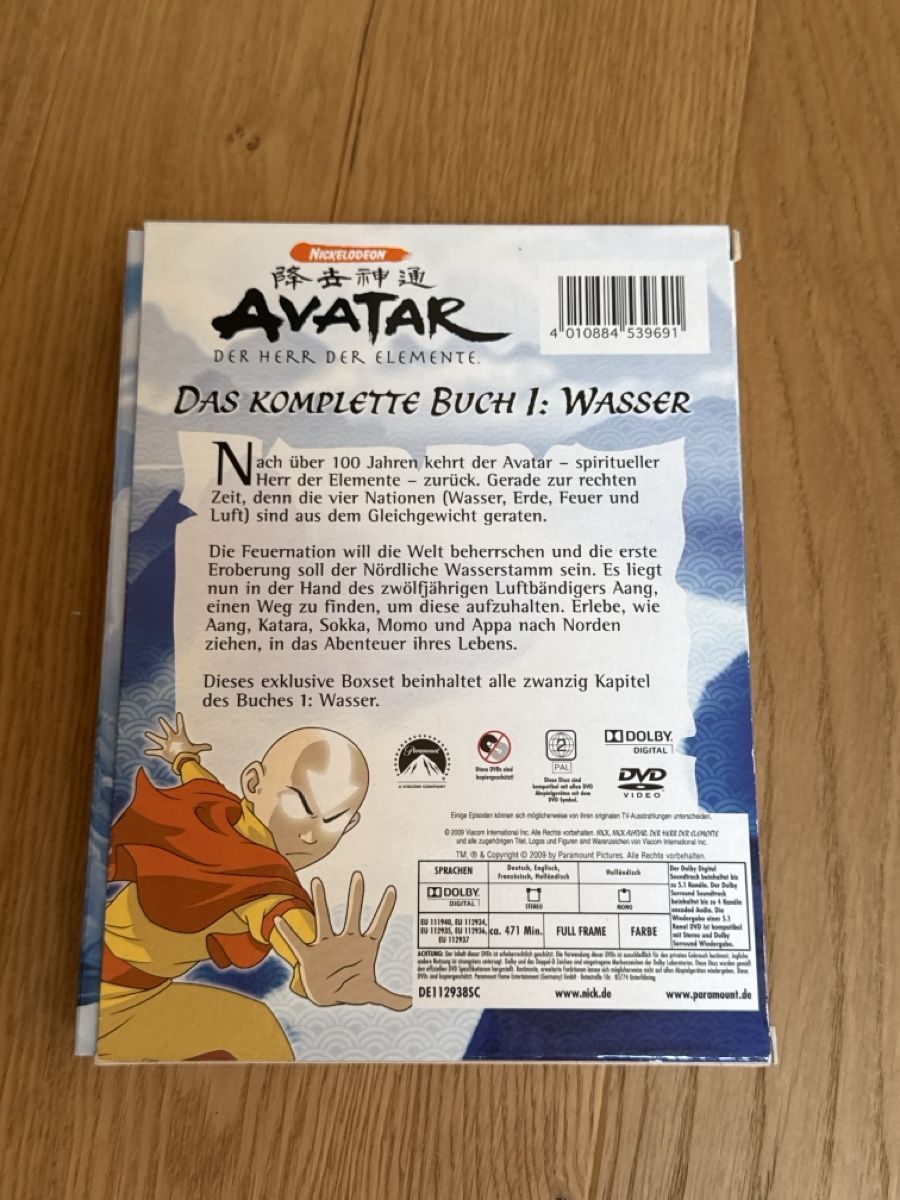 Alle DVDs: Avatar- Der Herr der Elemente, Buch 1-3 (DVD Boxen) – Gebraucht aus Buchrain von tria_15 1