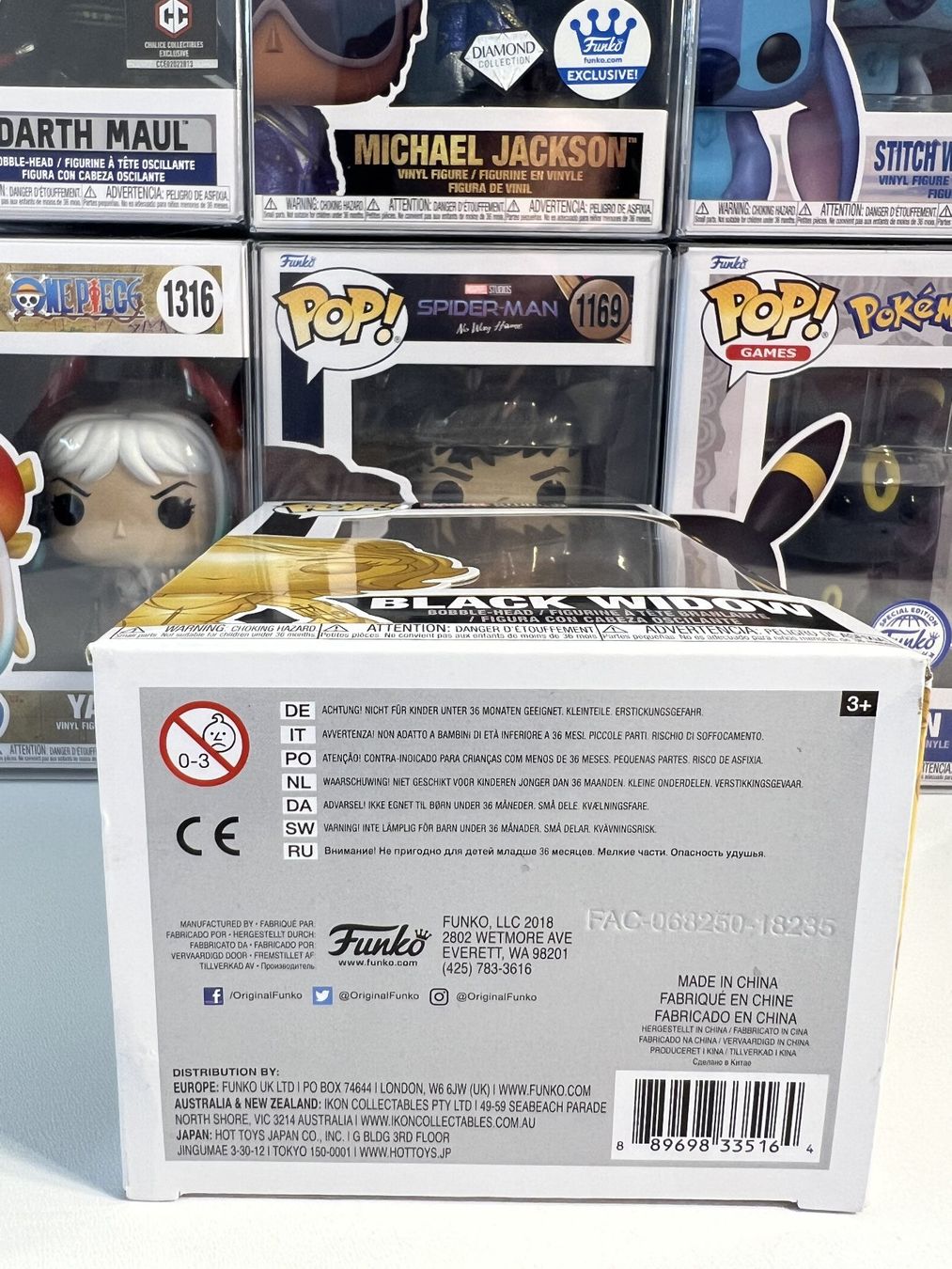 Funko Statuette: Funko POP! Marvel Studios Black Widow Gold Chrome – Usato da Le Mouret venduto da perfectbijou 5