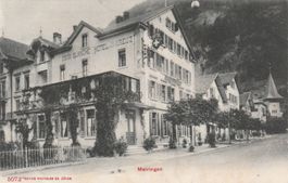 Meiringen -Hotel Kreuz-Karte gelaufen 1905