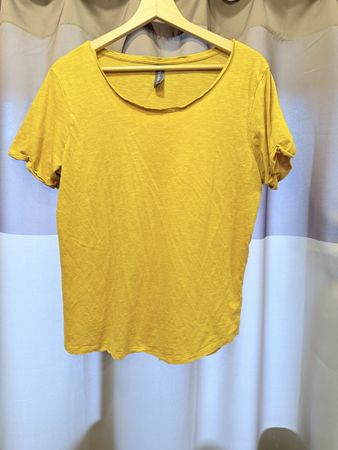 Multiblu Shirt, Gr. 42, Senfgelb, Baumwolle/Modal
