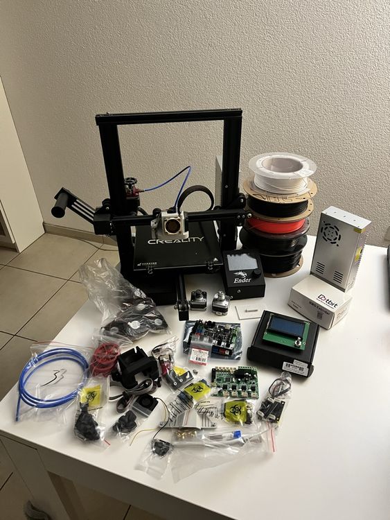 Creality Ender 3 Getunt mit viel Zubehör 1