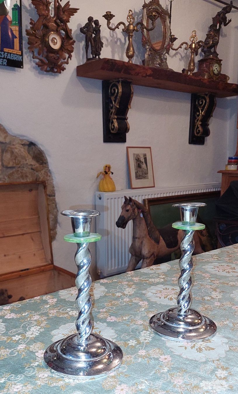 Portacandele: Art Deco - Designklassiker Kerzenhalter – Usato da Siblingen venduto da rantiques 1