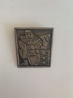 Fasnacht Basel ZUGSPLAKETTE 1965 silber gross