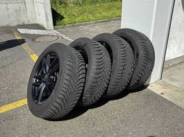 4 Winter Kompletträder Alu 18" - VW Audi Skoda - Top Zustand