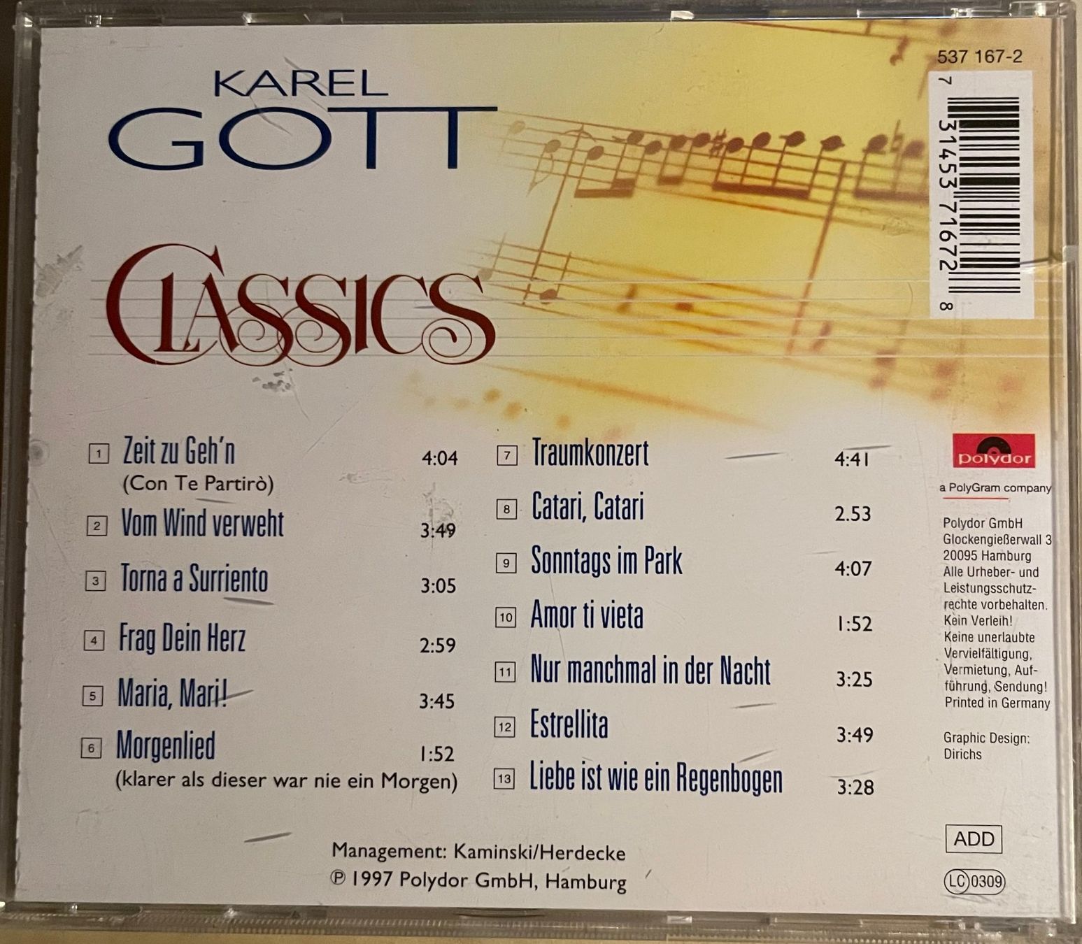 CDs: Karel Gott – Classics – Gebraucht aus Brunnen von Barfly5 1