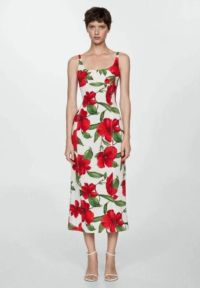 Mango Kleider: Midikleid Mango Gr. M geblumt – Gebraucht aus Zürich von gosia_z 1