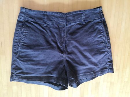 Shorts aus Baumwolle in Navy Blau von H&M, Gr. 42