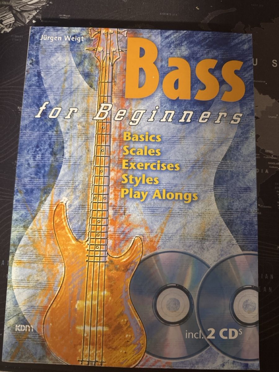 Libri: Bass for Beginners Lernbuch ohne CDs – Usato da Pfaffhausen venduto da mavital