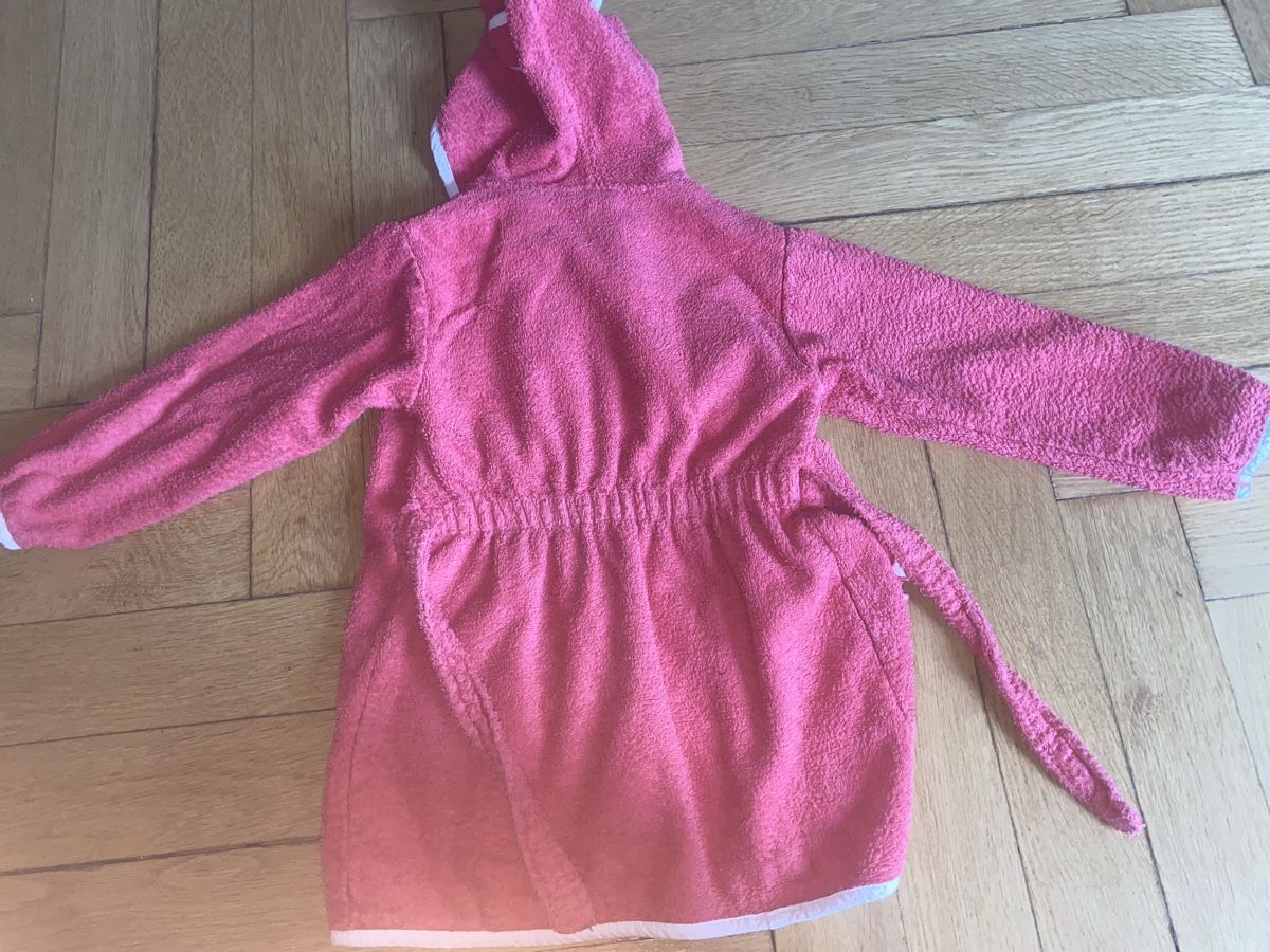 Accappatoi: Vertbaudet Bademantel, Gr. 92, Rosa – Usato da Bern venduto da Elisa64 1