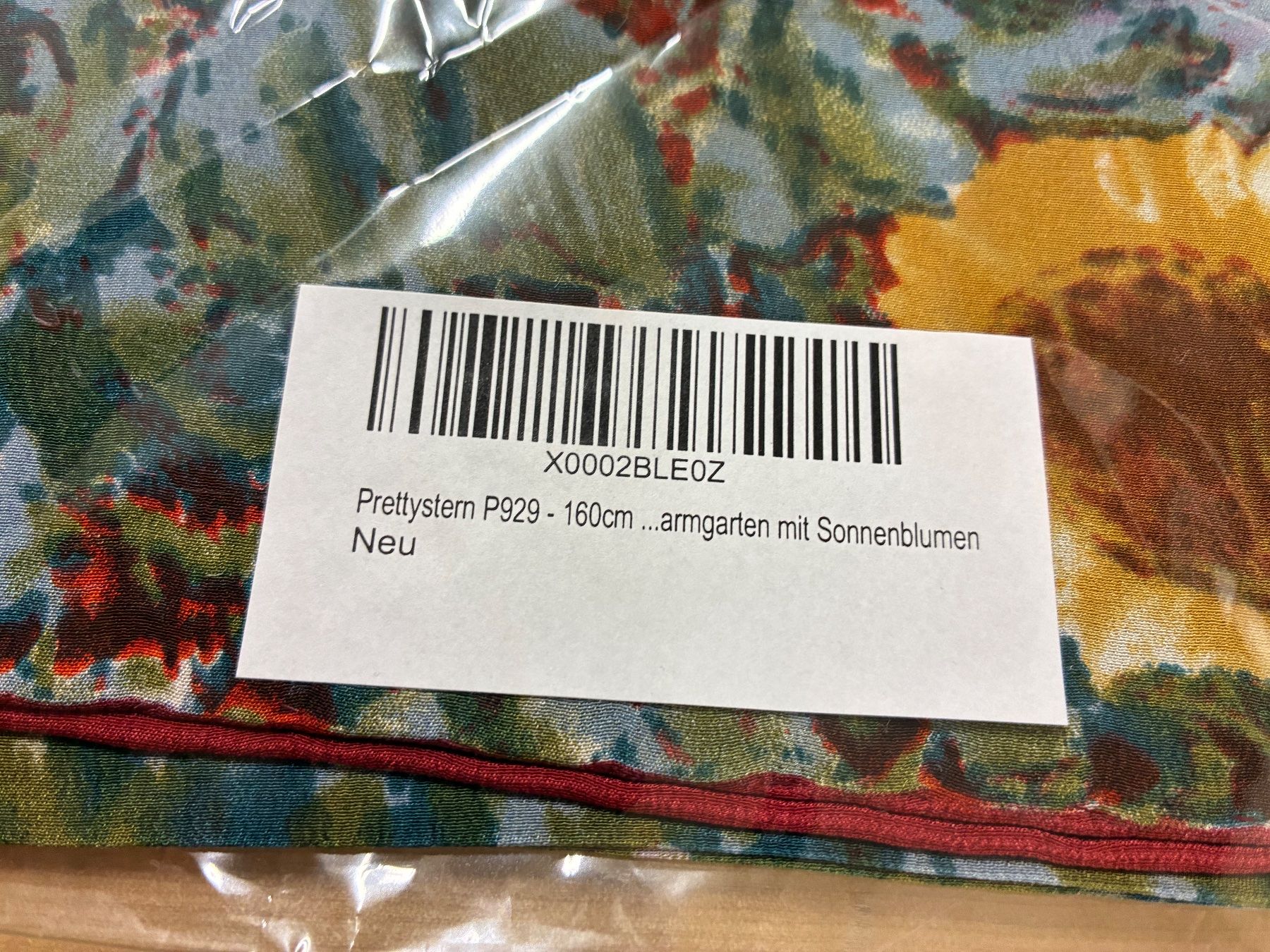 Foulards, Tücher & Schals: Seidenschal mit Sonnenblumenmuster 160cm lang – Neu und originalverpackt aus Zürich von van_5xbk 3