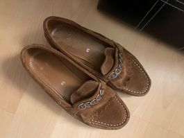 Ara Mokassin  Wildleder braun Gr. 4,5