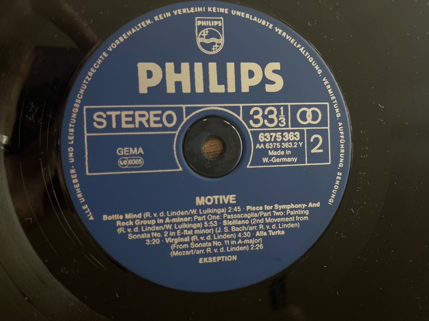 Dischi in vinile: S1231/MOTIVE Ekseption – Usato da Frutigen venduto da Philippe_jsp 2