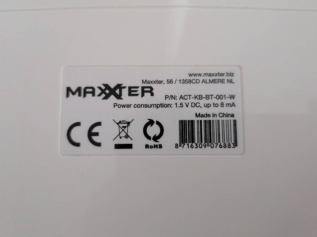 Tastiere: Maxxter Bluetooth Tastatur ACT-KB-BT-001 – Usato da Luzern venduto da distract 1