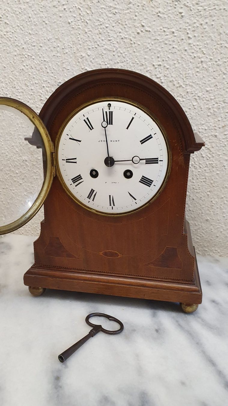 Orologi da terra & Orologi da parete: Antike John Hunt Tischuhr – Usato da Dietikon venduto da Allegra34 1