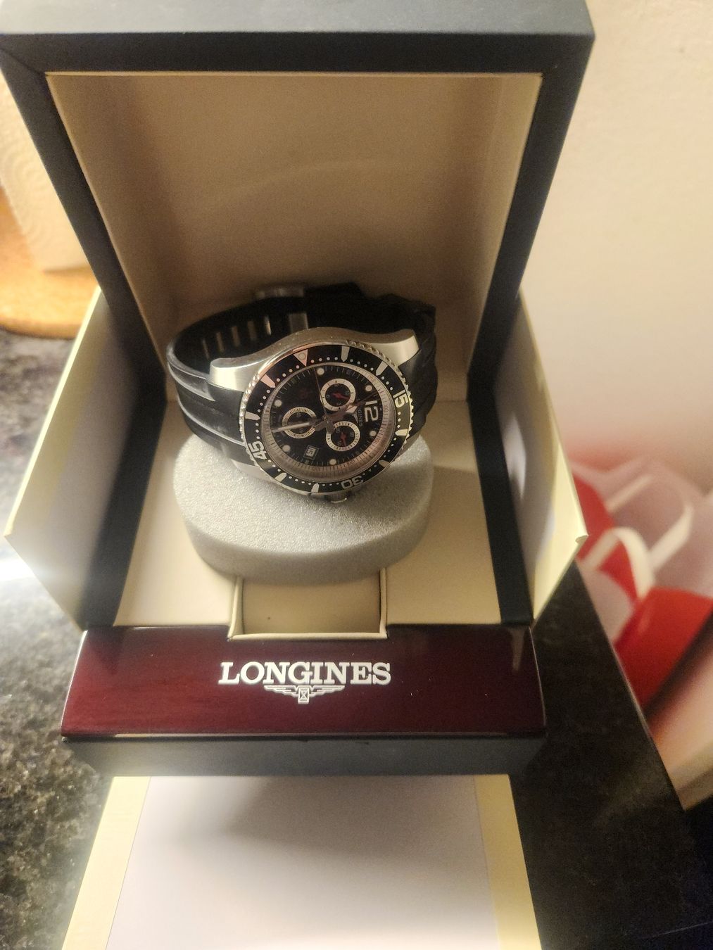 Longines Orologi: Longines HydroConquest Chrono Chronograph Quartz – Usato da Yverdon-les-Bains venduto da ram_jv8f