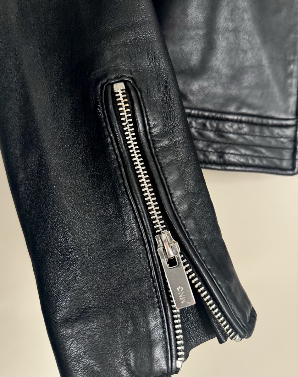 Mango Giacche: MANGO genuine leather jacket (100% lederjacke) - S/36 – Usato da Zürich venduto da collins9_kate1 2