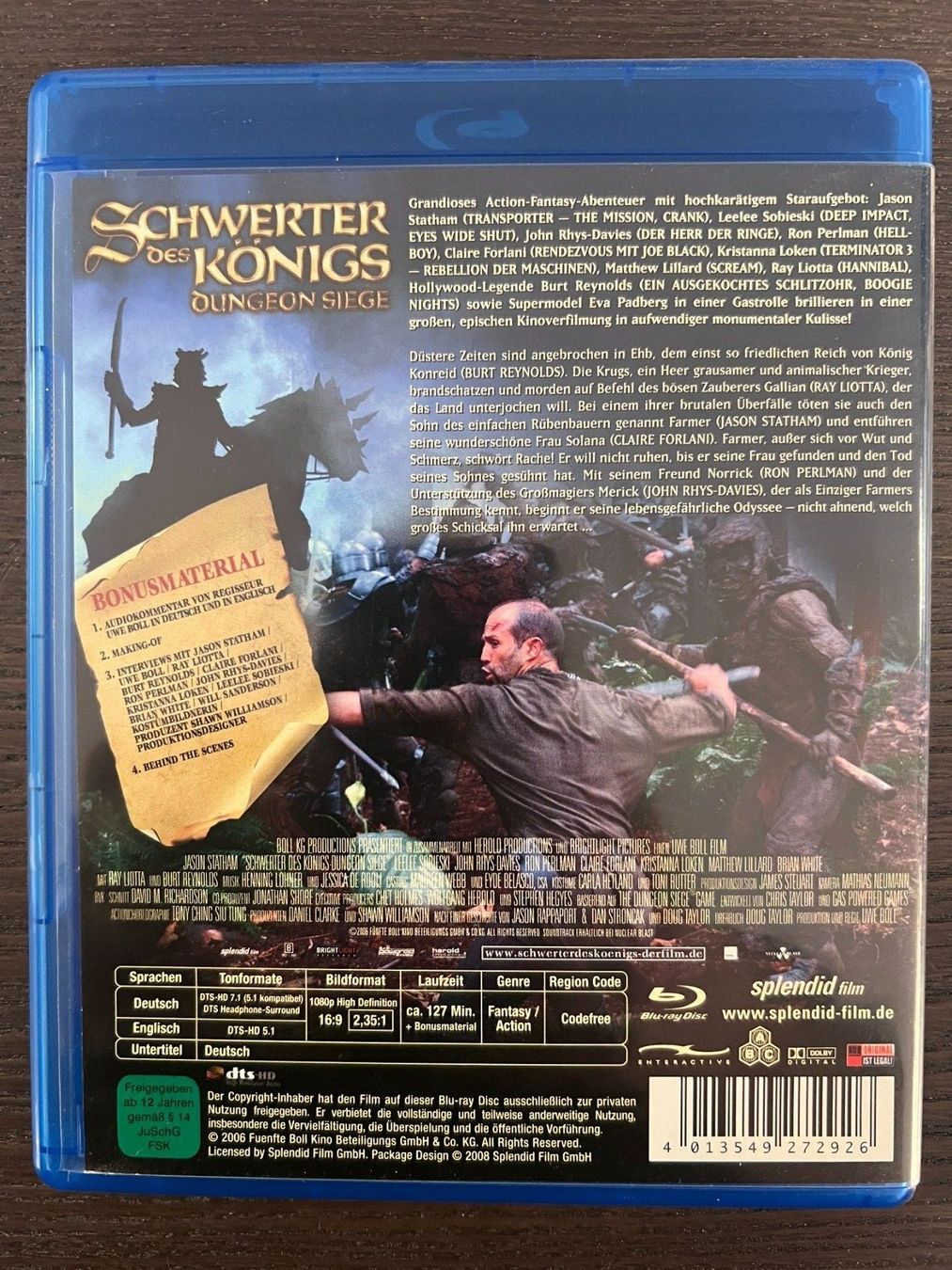 Alle DVDs: Schwerter des Königs – Gebraucht aus Zürich von Blu-ray_ZH 1