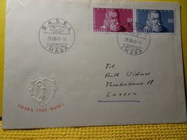 29.VIII.48, IMABA 1948 BASEL AUS BLOCK PAAR