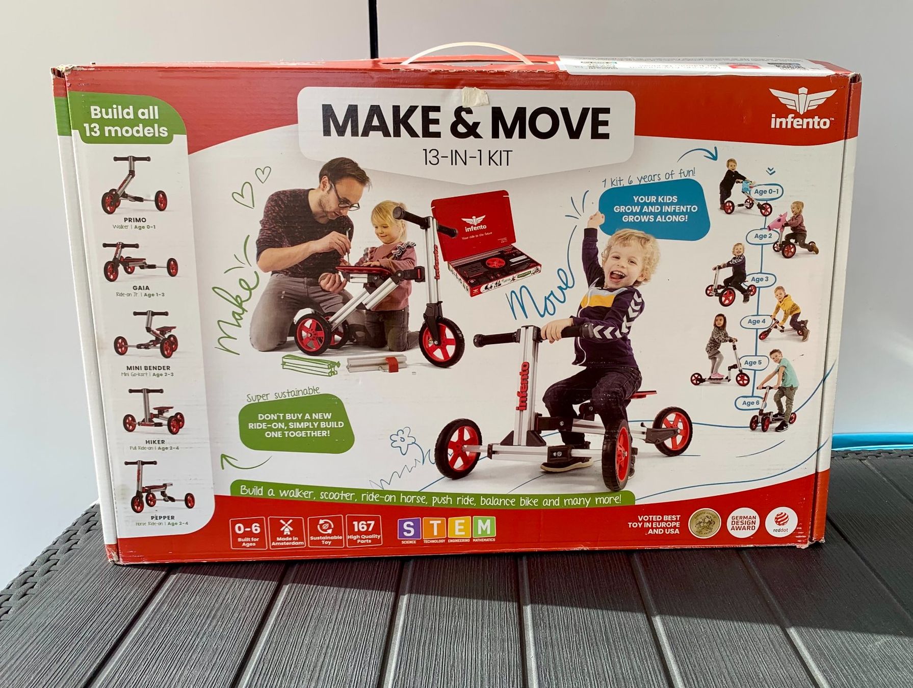 Veicoli per bambini: Kinderfahrzeug Kit Infento - Make & Move - modular – Usato da Küsnacht ZH venduto da ast_26yp 6