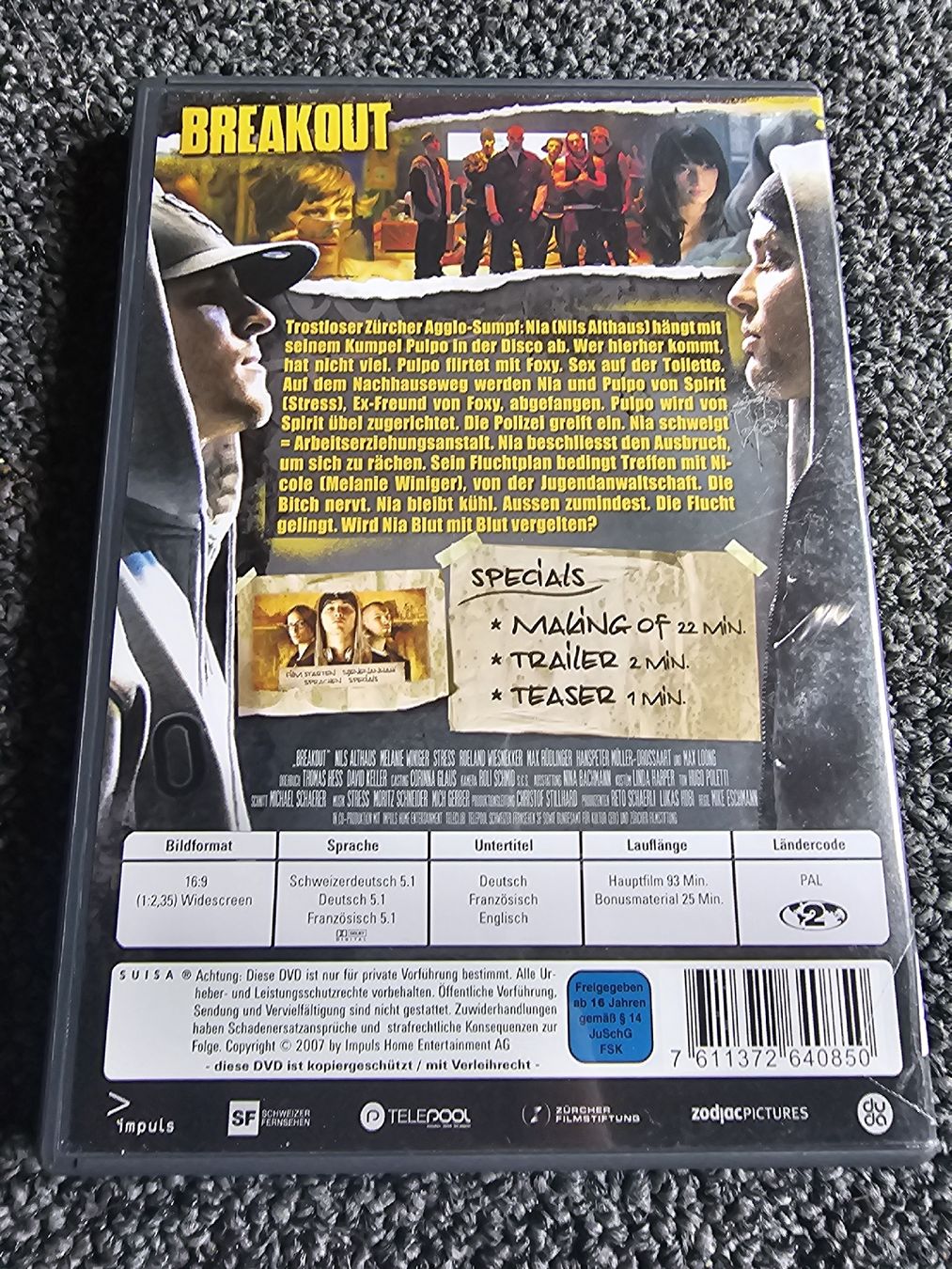 Tutti i DVDs: DVD Breakout(22801) – Usato da Ruswil venduto da jan_bxl5 1