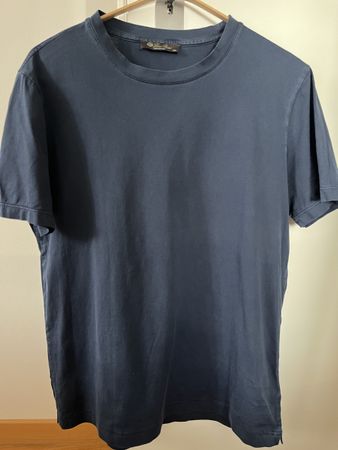 Loro Piana T-Shirt Dunkelblau XS unisex