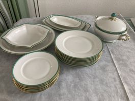 Rarität: Hutschenreuther Speiseservice ca. 1930, 21 Teile