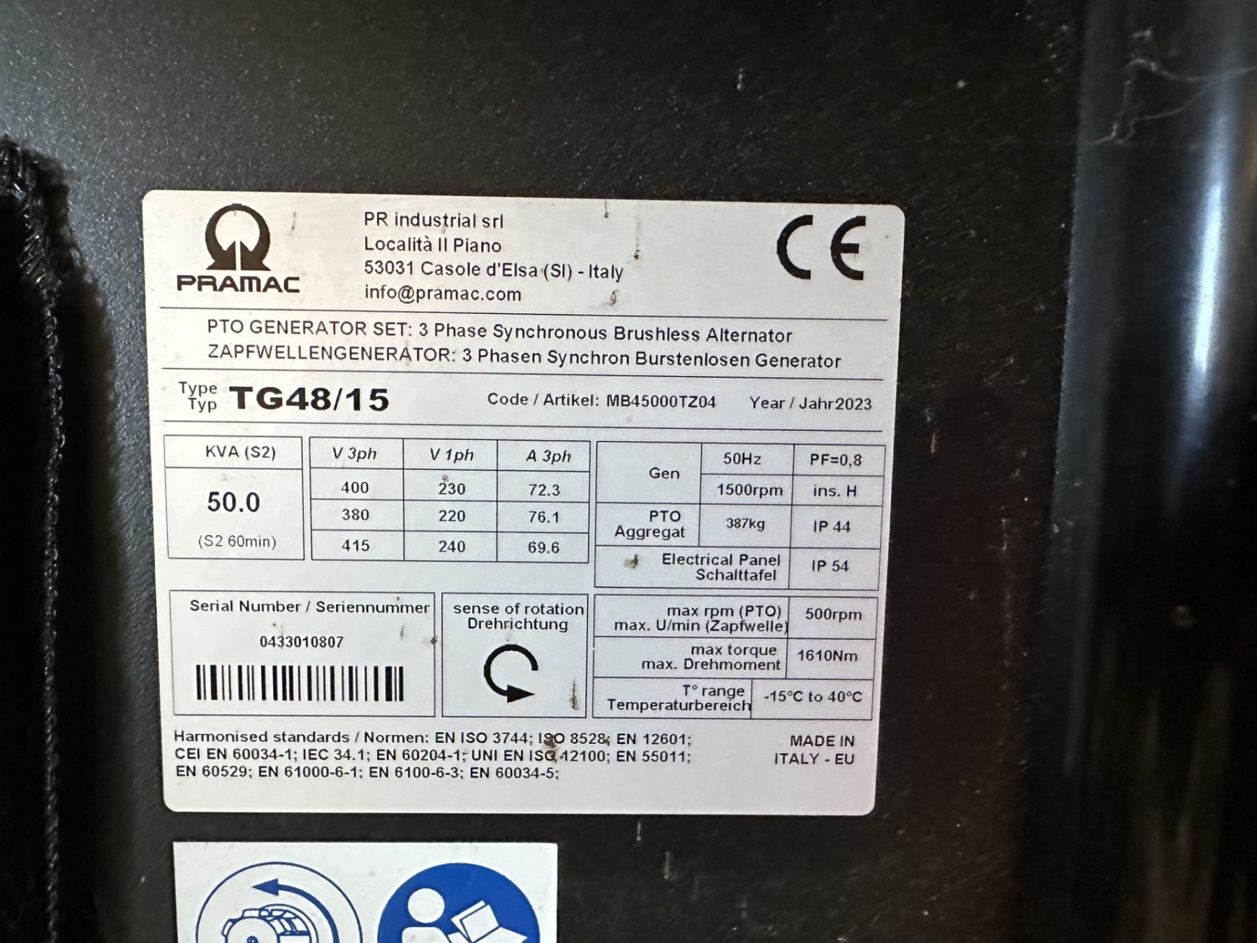 Pramac Stromgeneratoren: Notstrom Generator – Neu (gemäss Beschreibung) aus Boswil von babutsche 5