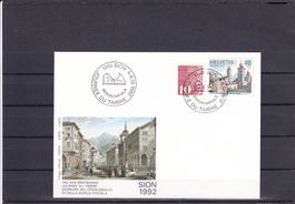 Tag der Briefmarke 1992 Sion 4.-6.12.1992