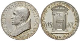Rom, Pius XII., Silbermedaille 1950 Heiliges Jahr