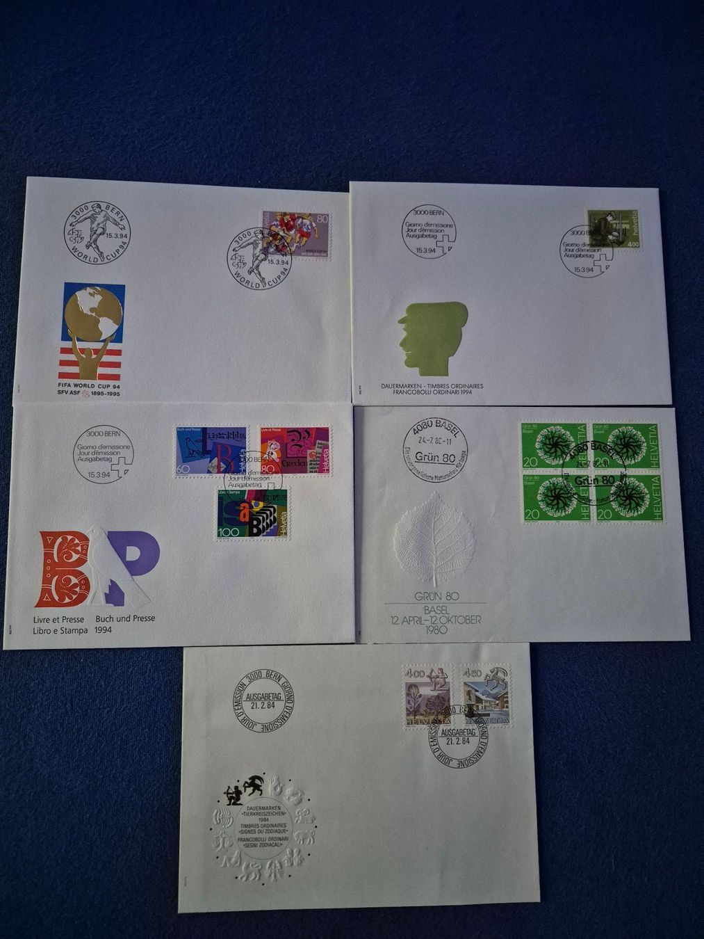Tous les timbres: Ersttagsbriefe CH – D'occasion à Steinhausen par Scrashel