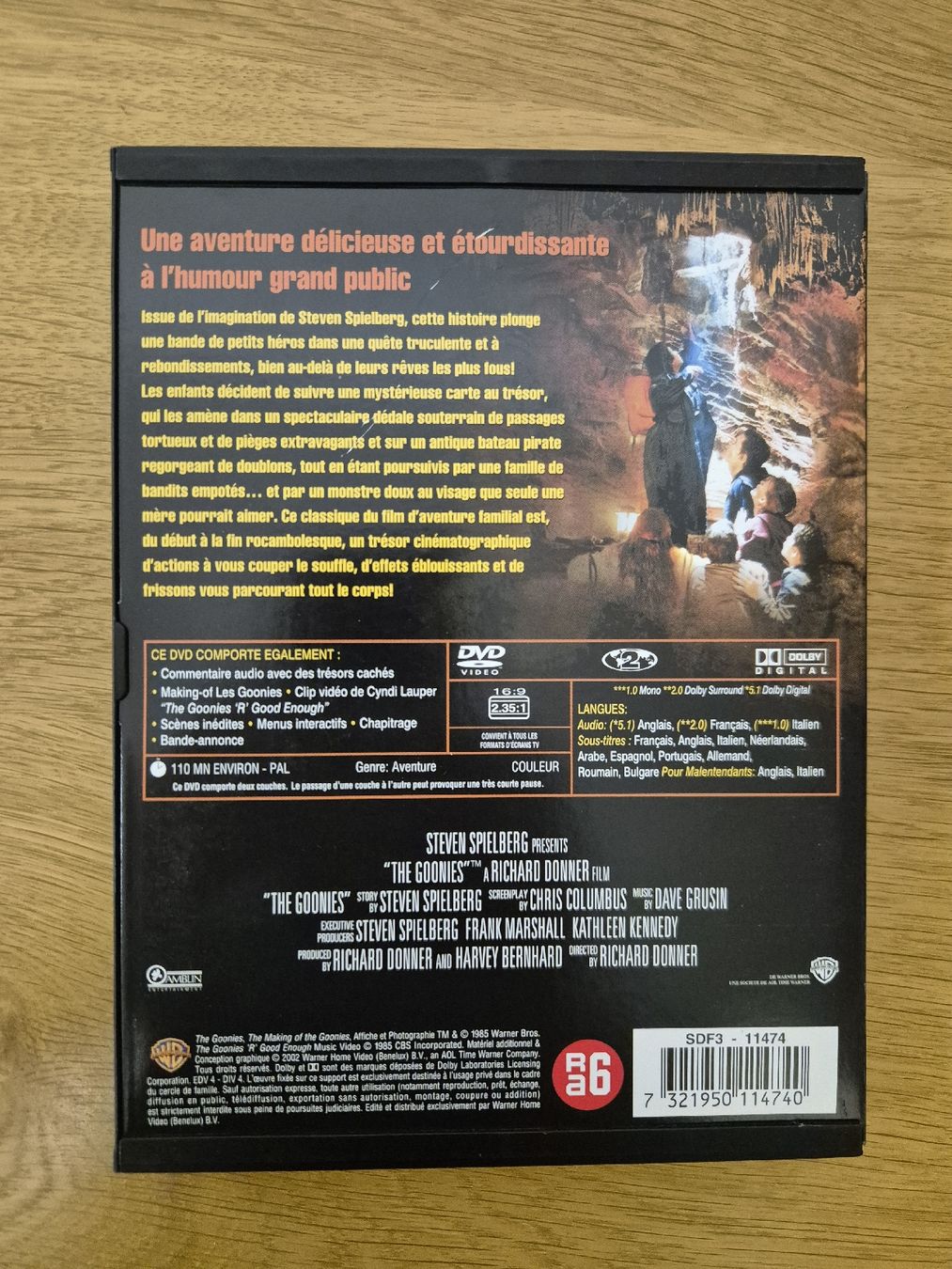Tutti i DVDs: DVD - Les Goonies - Steven Spielberg – Usato da Bogis-Bossey venduto da VNT-GE.ch 1
