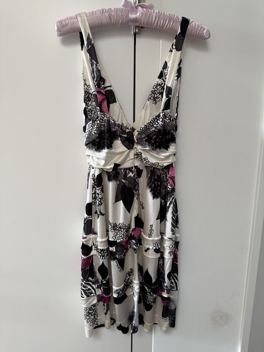 Roberto Cavalli Vestiti: Roberto Cavalli Kleid floral Grösse IT40 – Nuovo (secondo la descrizione) da Adliswil venduto da mun_k9pf 1
