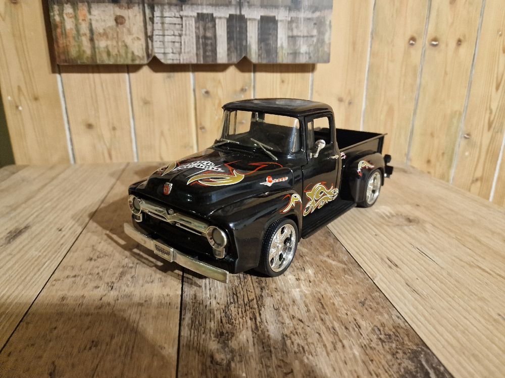 56'Ford F100 Custom Pick Up Orange County 118 Ertl Kaufen auf Ricardo