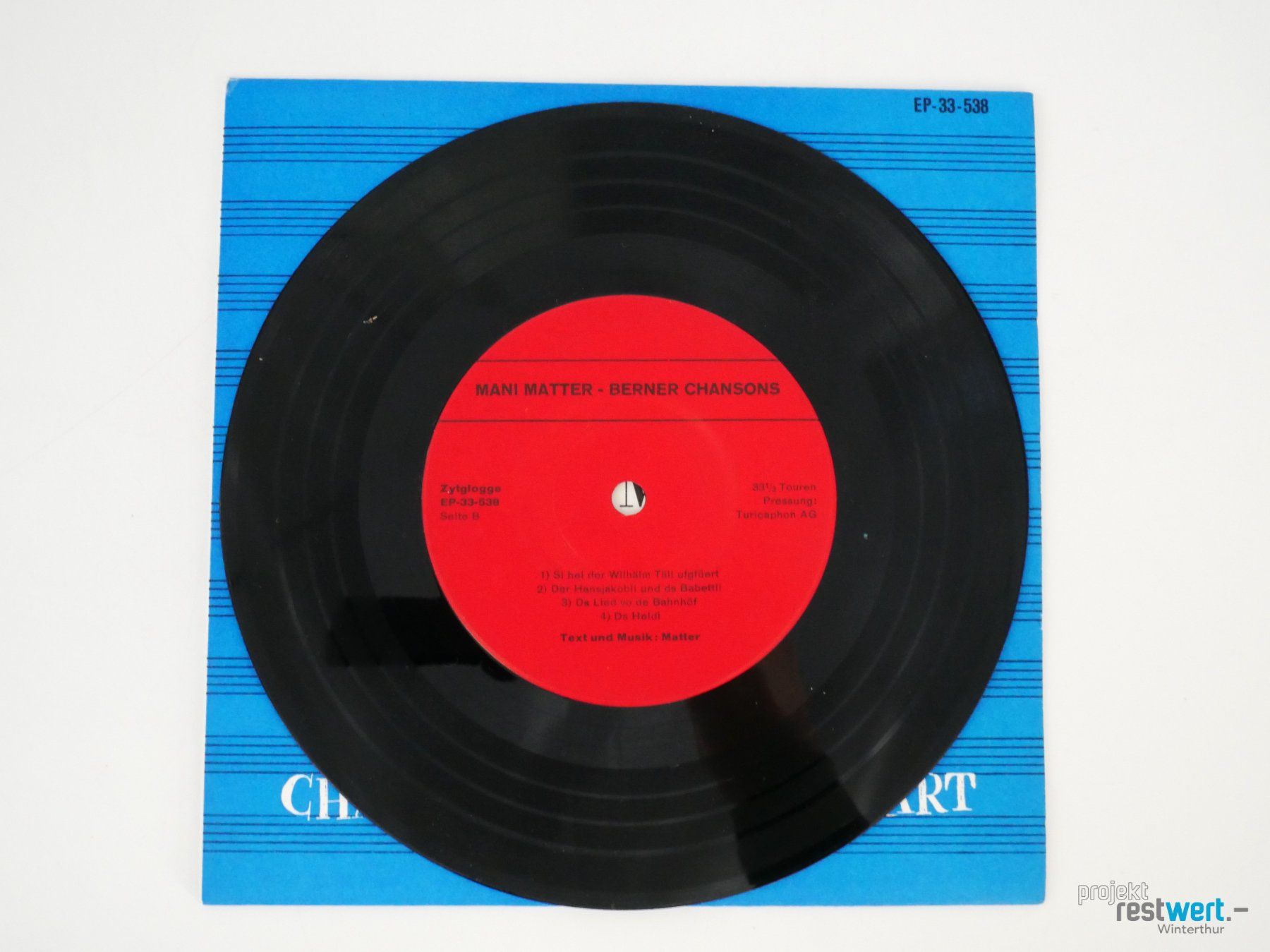 Schallplatten: MANI MATTER - Berner Chansons, Schallplatte / EP – Gebraucht aus Winterthur von Restwert_Winterthur 1