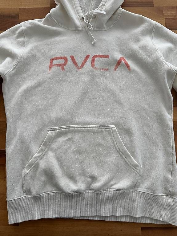 Pullover & Sweatshirts: RVCA Hoodie weiss | M – Gebraucht aus Zürich von domeldidom 1