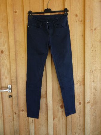 Dunkelblaue stretch Hose Gr. XS / 34 - 221030