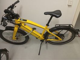 Stromer E-Bike gelb Rahmen Grösse L gebrauchter Zustand