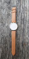 Eleganter Uhr -cognac