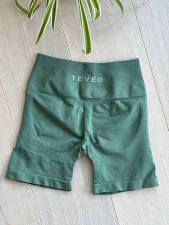 Teveo Radlerhose Seamless Khaki Grösse S