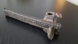 Antikes Reise Tintenfass/Federhalter (Qualamdan Antiquität)