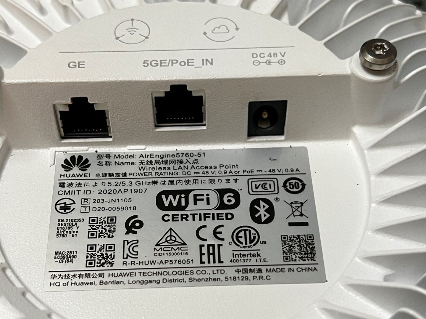 Huawei Modem & Router: Huawei Access Point WiFi 6 AP – Nuovo e nell'imballaggio originale da fehraltorf venduto da digisys 2